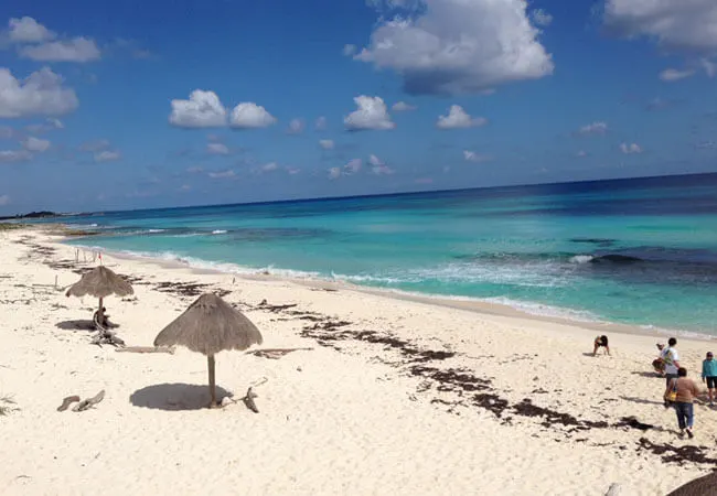 San Francisco Beach in Cozumel, MX